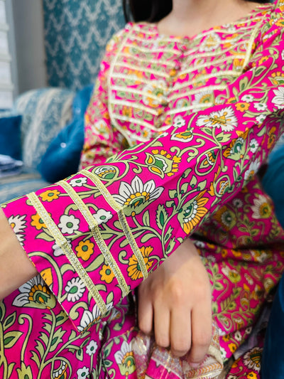 FUCHSIA PINK GHARARA